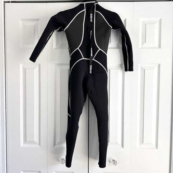 Bare Wetsuit Juniors Size 10 Black Full Length Long Sleeve - Picture 4 of 14